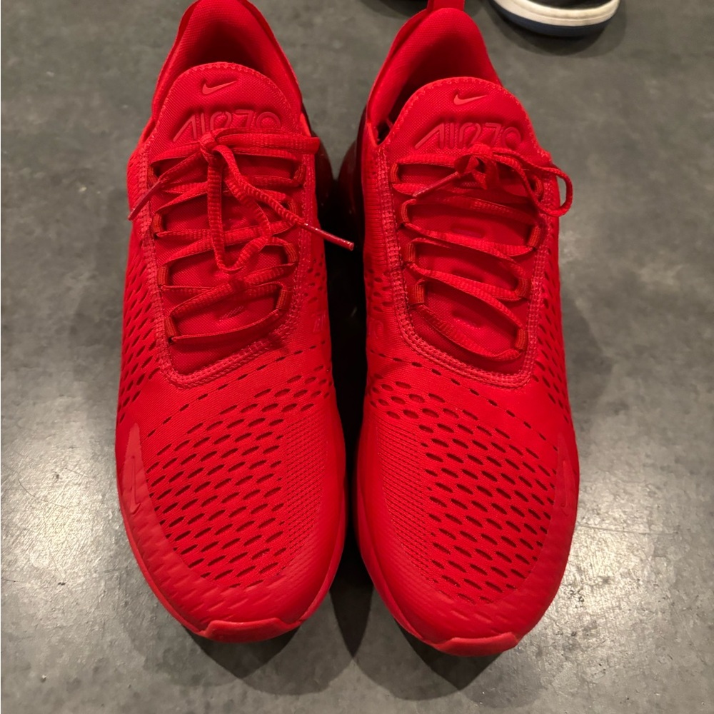 Nike Men's Vibrant Red Athletic Shoes